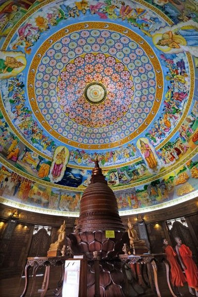 stupa hall of Asgiriya Monastery