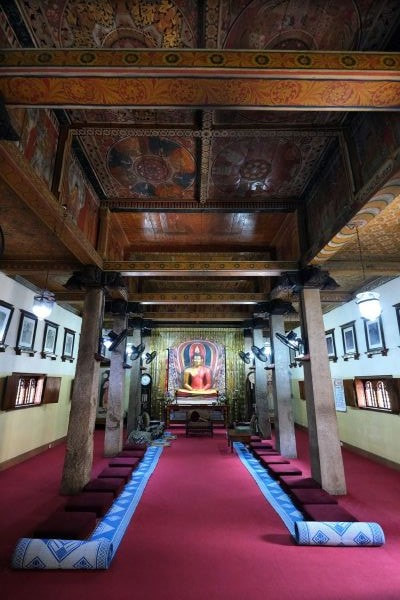 Ordination hall of Malwatta Monastery