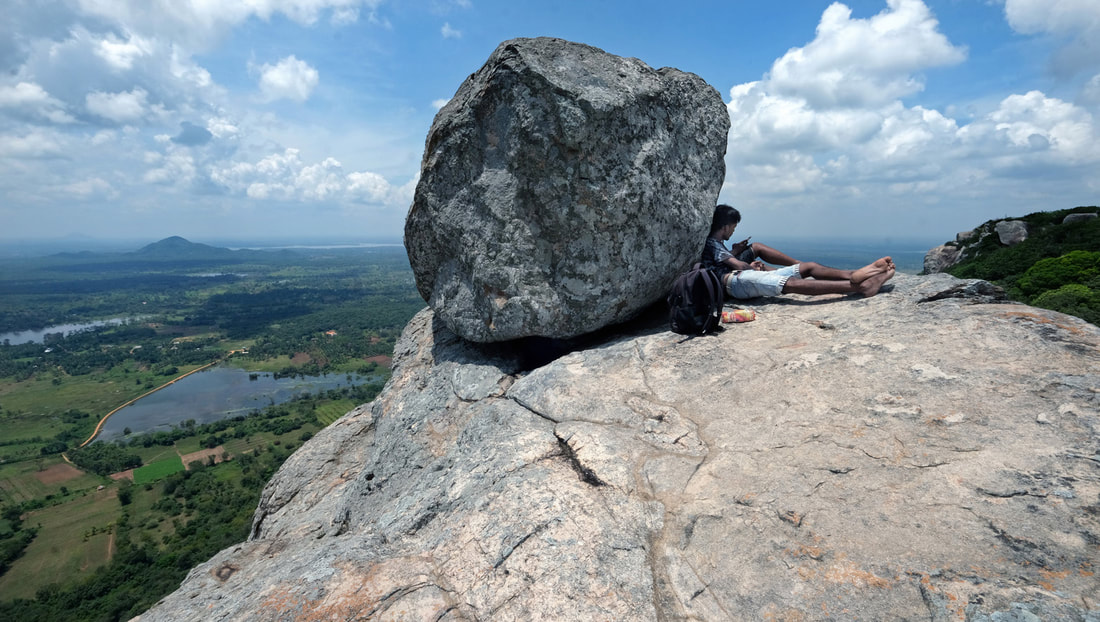Katupothakanda viewpoint hiking destination near Anuradhapura and Mihintale