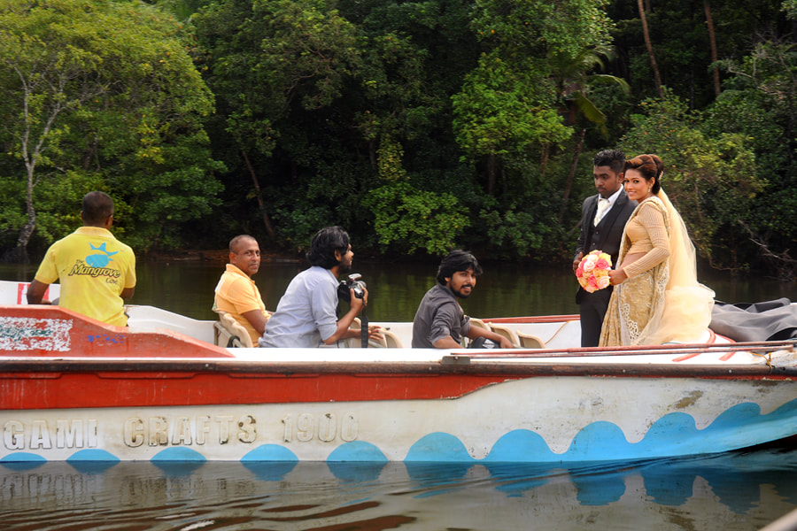 boat tour in Madu Ganga wetlands in Sri Lanka
