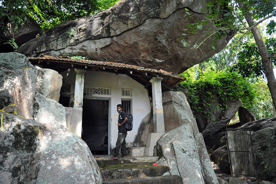 Kuti monk's cell in Maligatenna near Gampaha