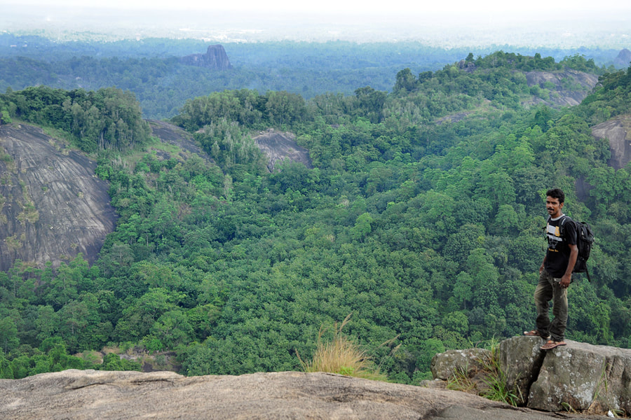 view from Maligatenna to Pilikuttuwa in Sri Lanka's Western Province