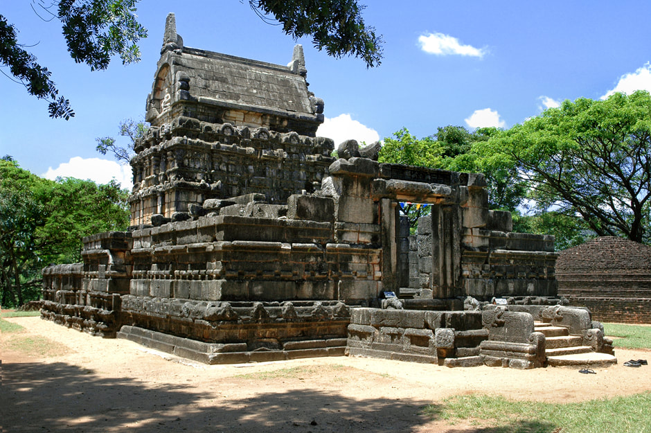 Nalanda Gedige in central Sri Lanka