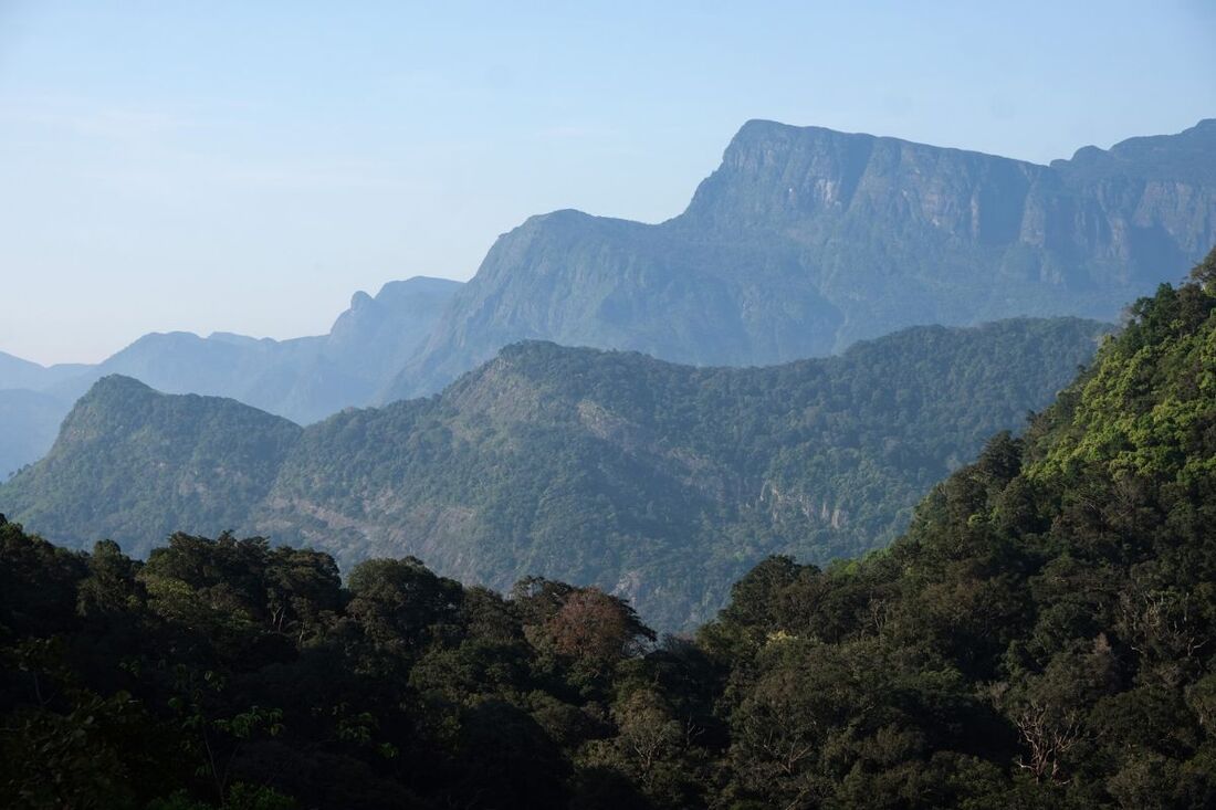 view from Narangamuwa-Meeriyagolla trek in Sri Lanka's Knuckles Range