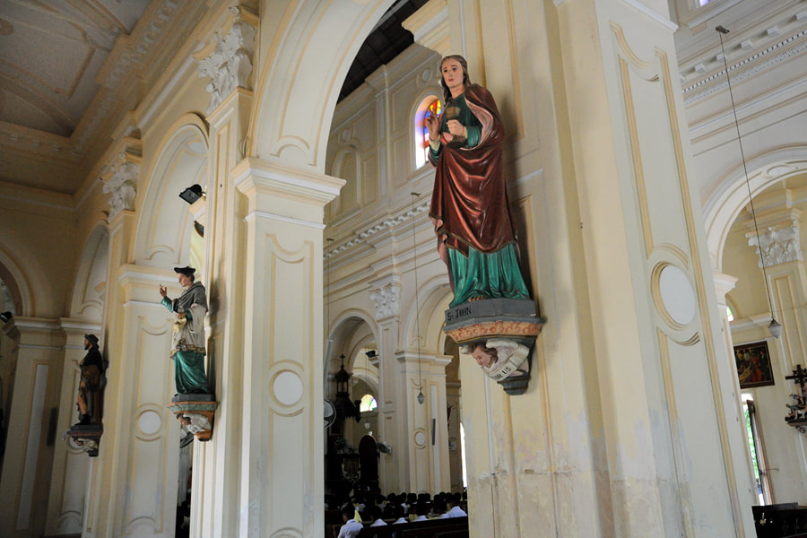 St. Mary's Church in the centre of Negombo