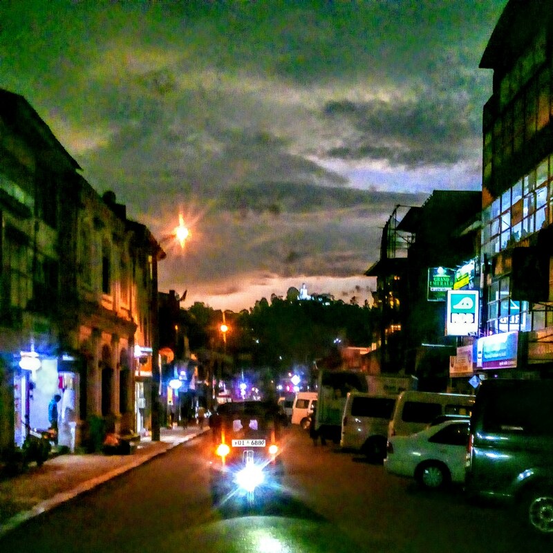 nighttime in Kandy