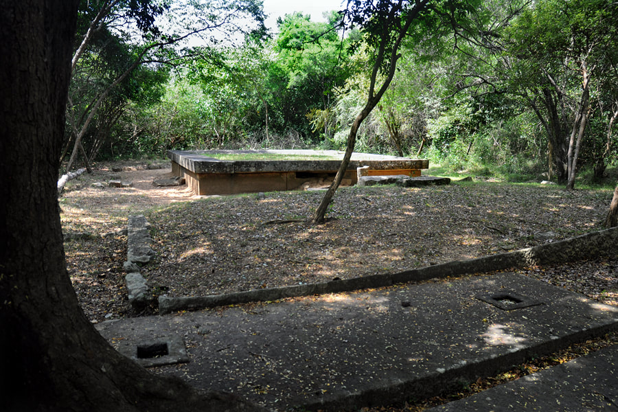 Meditations-Plattform in Manakanda in Sri Lanka