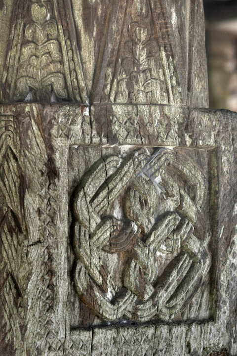 Panavitiya Ambalama geometric woodcarving