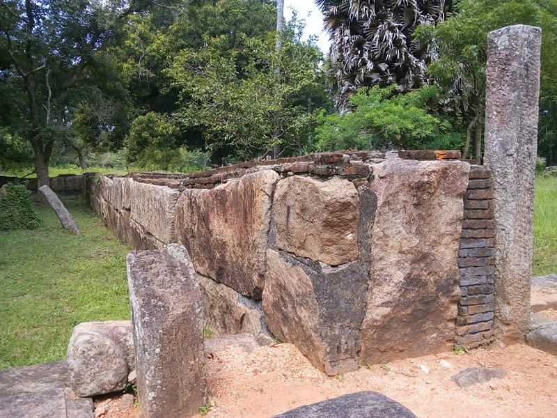 paraket wall of the ancient Magul Maha Vihara