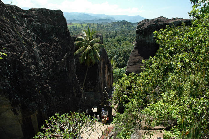 Aluvihara near Matale in Sri Lanka