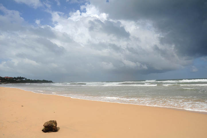 Bentota Beach in southwestern Sri Lanka