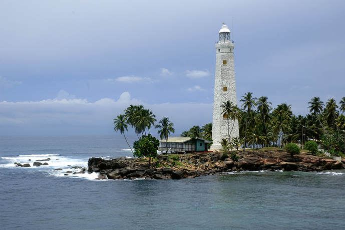 Dondra Head Lighthouse near Sri Lanka's southernmost point
