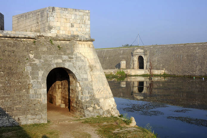 Dutch Fort, landmark of Jaffna city in northern Sri Lanka