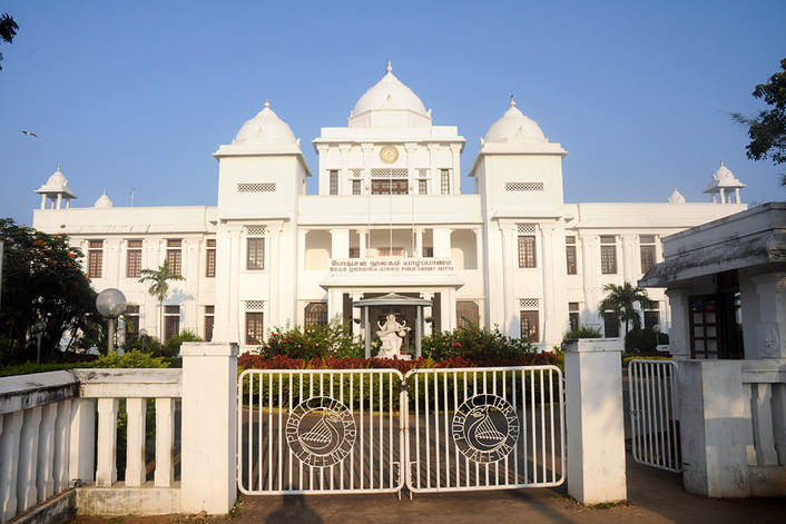 reconstructed Jaffna Public Library building  