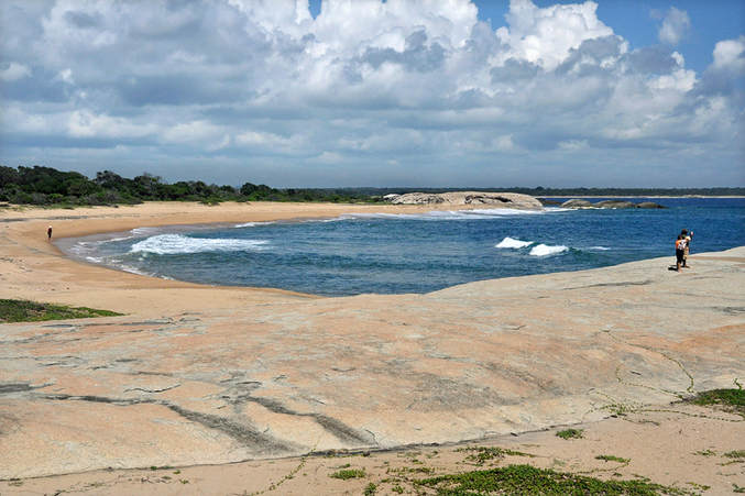 dream beach of Okanda in southeastern Sri Lanka