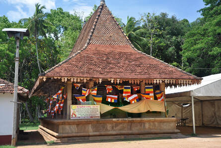 so-called Tooth Temple of Panduwasnuwara in Sri Lanka 