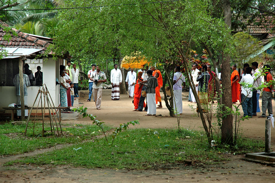 ordination ceremony in Ramba Raja Maha Viharaya