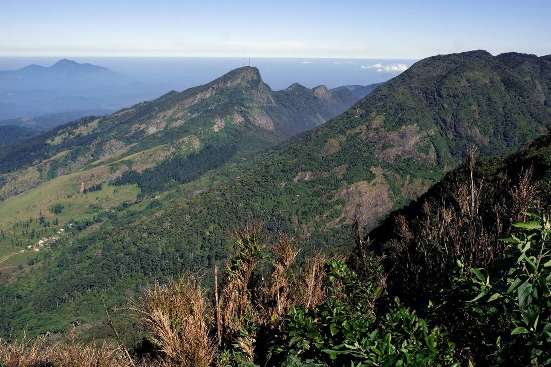 view from Riverston viewpoint in Matale District to Karaganathenna in the northern direction