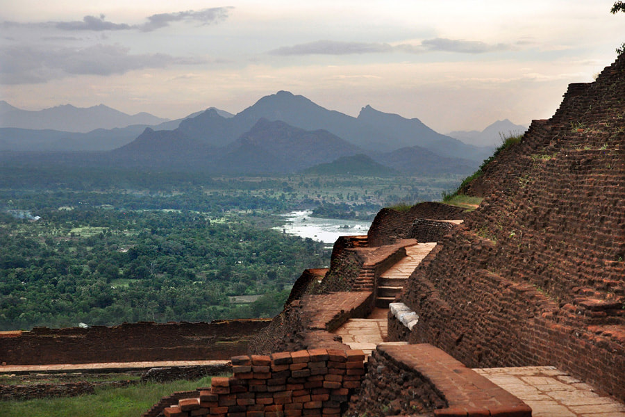 view from the top of Sigiriya