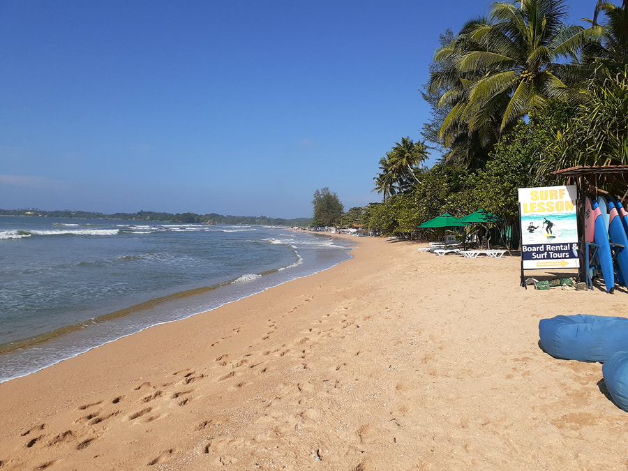 Weligama Beach in Sri Lanka
