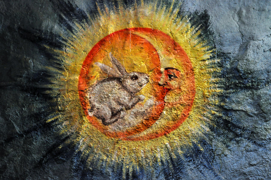 Yapahuwa paintin hare in the moon