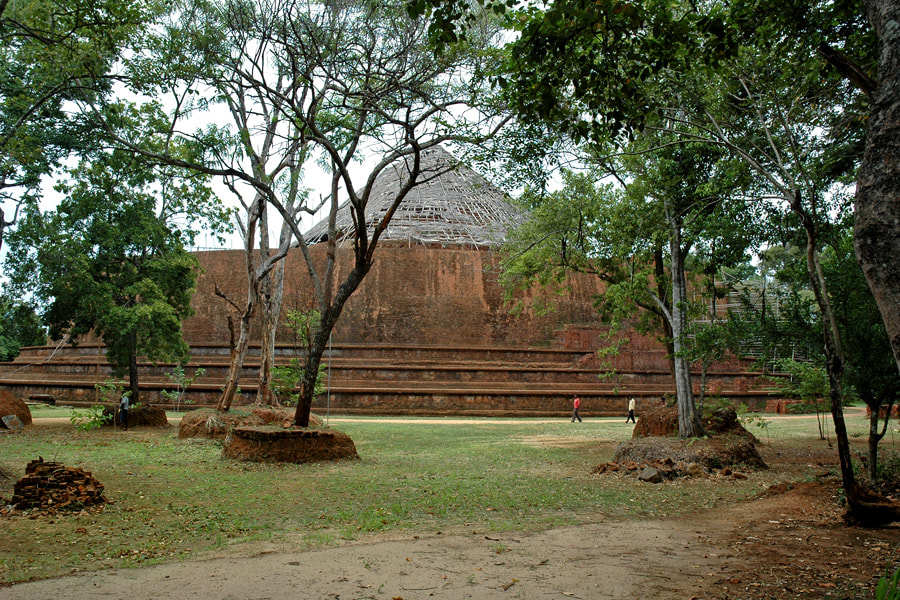 Yudaganawa stupa in southern Sri Lanka