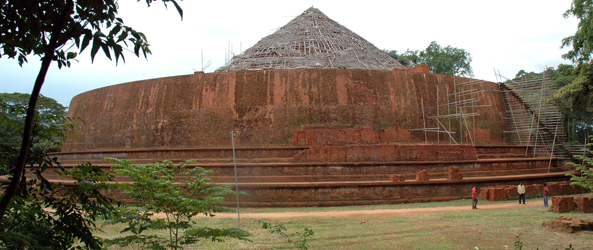 Yudaganawa Stupa near Buttala in southern Sri Lanka